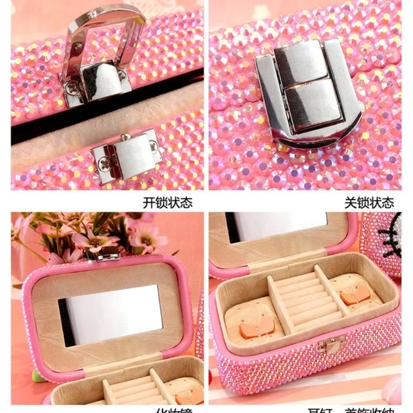 Hello Kitty Rhinestone Jewelry Box - Picture 7 of 15